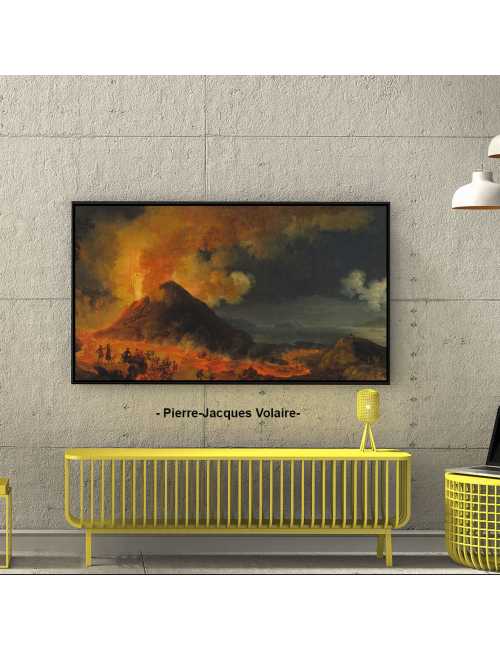 Nos Visuels - 358 Pierre-Jacques Volaire (French, 1729–after 1799) 1978.426 - The Eruption of Vesuvius-2