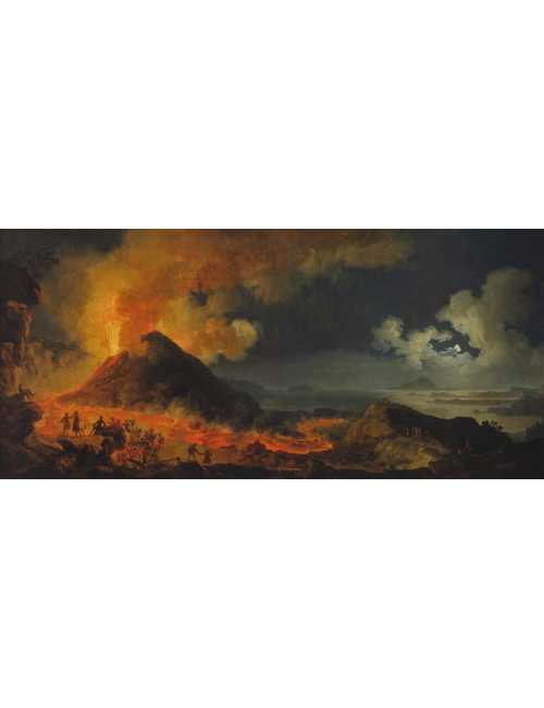 Nos Visuels - 358 Pierre-Jacques Volaire (French, 1729–after 1799) 1978.426 - The Eruption of Vesuvius-2