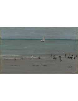 Nos Visuels - 376-2 James McNeill Whistler (American, 1834–1903) 1933.208 - Coast Scene, Bathers