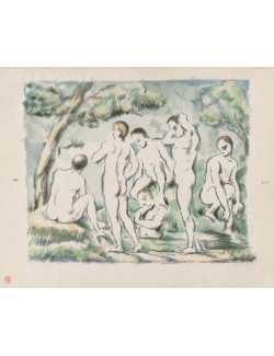 Nos Visuels - 384 Paul Cezanne (French, 1839–1906) 1954.1084 - Small Bathers