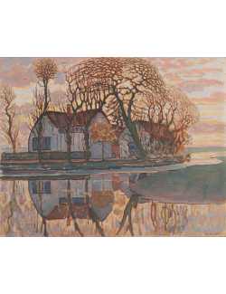 Nos Visuels - 383 Piet Mondrian Dutch, 1872–1944 2001.479 - Farm near Duivendrecht.jpg. copie