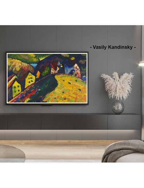 Nos Visuels - 388 Vasily Kandinsky 1994.33 - Houses at Murnau copie