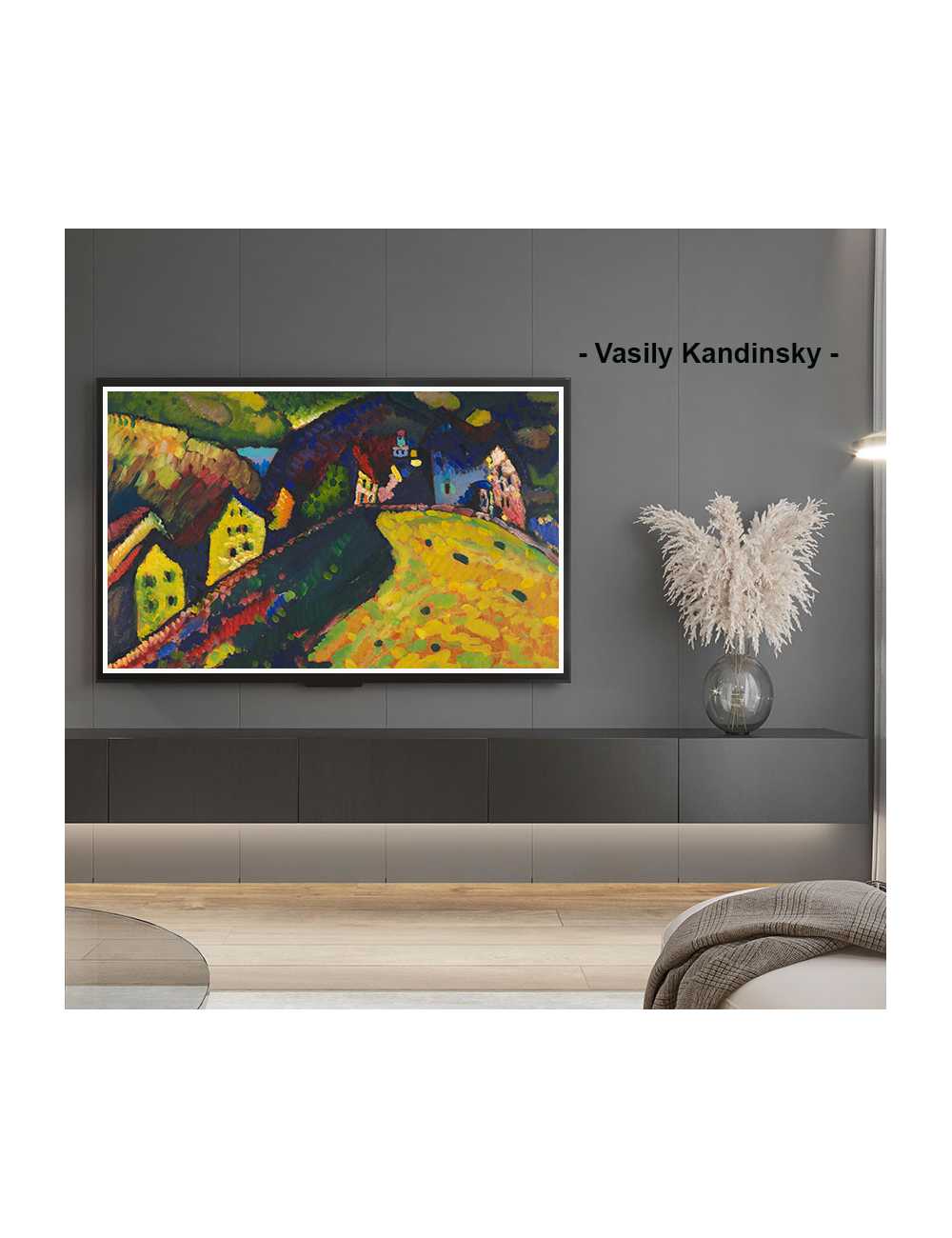 Nos Visuels - 388 Vasily Kandinsky 1994.33 - Houses at Murnau copie