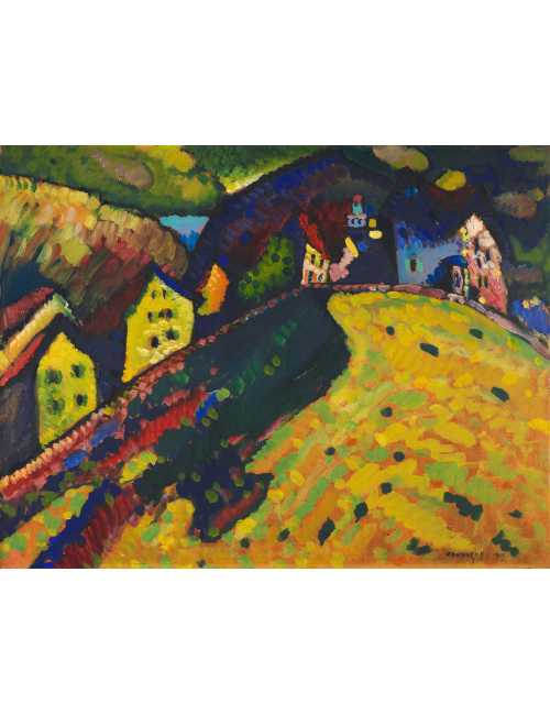 Nos Visuels - 388 Vasily Kandinsky 1994.33 - Houses at Murnau copie