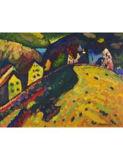 Nos Visuels - 388 Vasily Kandinsky 1994.33 - Houses at Murnau copie