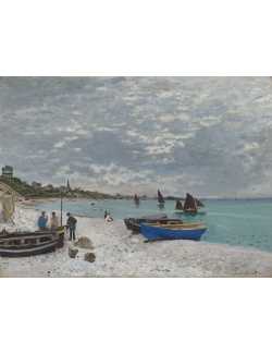 Nos Visuels - 390 Claude Monet (French, 1840–1926) 1933.439 - The Beach at Sainte-Adresse copie