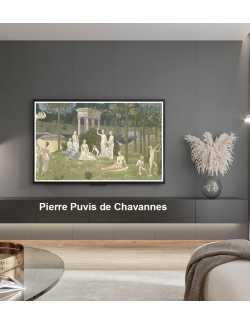 Nos Visuels - 398 Pierre Puvis de Chavannes (French, 1824–1898) 1922.445 - The Sacred Grove, Beloved of the Arts and the..