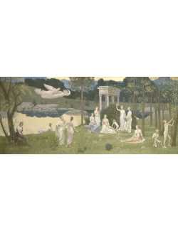 Nos Visuels - 398 Pierre Puvis de Chavannes (French, 1824–1898) 1922.445 - The Sacred Grove, Beloved of the Arts and the..