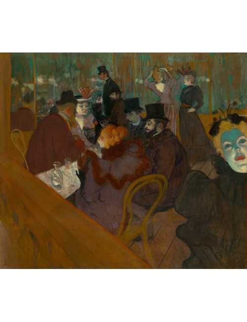 Nos Visuels - 402 Henri de Toulouse-Lautrec (French, 1864–1901) 1928.610 - At the Moulin Rouge