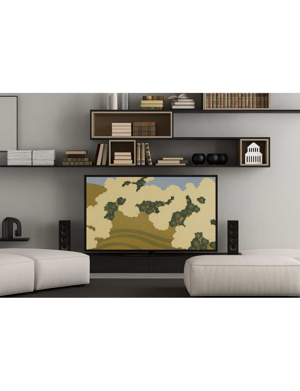 Nos Visuels - 411 BRANCHE EN VERT/KAKI